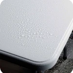 Stół cateringowy ogrodowy składany 244 cm Plonos biały