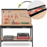 Stół roboczy warsztat z szufladą Humberg HM-590 czarny