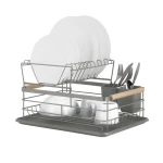 Suszarka do naczyń dwupoziomowa MS-601 Massido szara