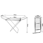 Suszarka na pranie stojąca rozkładana Carla 18mb