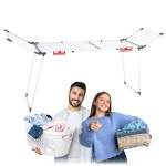 Suszarka na pranie stojąca rozkładana Lydia 27 mb biała