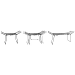 Suszarka na pranie stojąca rozkładana Lydia 27 mb czarna