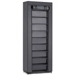 Szafka tekstylna na buty Massido - grafitowa