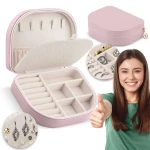 Szkatułka na biżuterię Massido MS-707 - różowa 