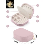 Szkatułka na biżuterię Massido MS-707 - różowa 