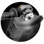 Szlifierka kątowa diax 1200W regulacja obrotów 10 tarcz 125mm mocna kątówka Humberg HM-411