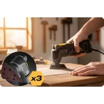 Szlifierka oscylacyjna multiszlifierka polerka 310W Humberg HM-414