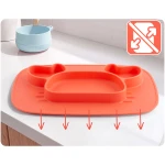 Talerzyk dla dzieci silikonowy do karmienia krab Ricokids