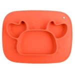 Talerzyk dla dzieci silikonowy do karmienia krab Ricokids