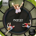 Trampolina ogrodowa 10ft/312cm z siatką zewnętrzną i drabinką Neo-Sport