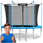 Trampolina ogrodowa 10ft/312cm z siatką wewnętrzną i drabinką Neo-Sport