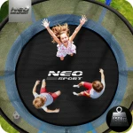 Trampolina ogrodowa 10ft/312cm z siatką wewnętrzną i drabinką Neo-Sport