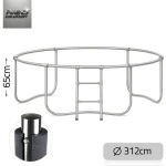 Trampolina ogrodowa 10ft/312cm z siatką zewnętrzną i drabinką Neo-Sport