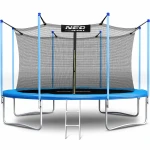 Trampolina ogrodowa 12ft/374cm z siatką wewnętrzną i drabinką Neo-Sport