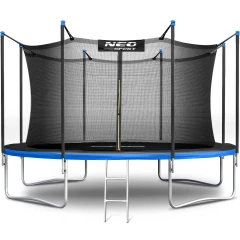 Trampolina ogrodowa 12ft/374cm z siatką wewnętrzną i drabinką Neo-Sport