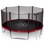 Trampolina ogrodowa 13ft/404cm z siatką zewnętrzną i drabinką Neo-Sport
