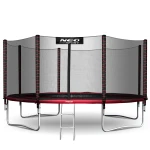 Trampolina ogrodowa 13ft/404cm z siatką zewnętrzną i drabinką Neo-Sport