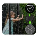 Trampolina ogrodowa 13ft/404cm z siatką wewnętrzną i drabinką Neo-Sport