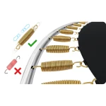 Trampolina ogrodowa 14ft/435cm z siatką zewnętrzną i drabinką Neo-Sport