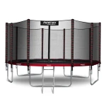 Trampolina ogrodowa 15ft/465cm z siatką zewnętrzną i drabinką Neo-Sport