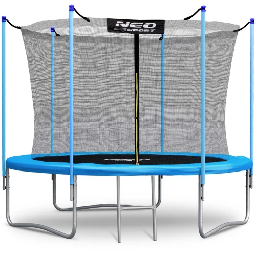 Trampolina ogrodowa 8ft/252cm z siatką wewnętrzną i drabinką Neo-Sport