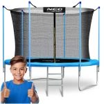 Trampolina ogrodowa 8ft/252cm z siatką wewnętrzną i drabinką Neo-Sport
