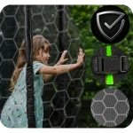 Trampolina ogrodowa profilowana 10ft/312cmz siatką wewnętrzną Neo-Sport