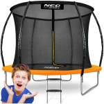 Trampolina ogrodowa profilowana 8ft/252cm z siatką wewnętrzną Neo-Sport