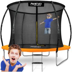 Trampolina ogrodowa profilowana 10ft/312cmz siatką wewnętrzną Neo-Sport