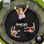 Trampolina ogrodowa profilowana 10ft/312cmz siatką wewnętrzną Neo-Sport