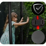 Trampolina ogrodowa profilowana 10ft/312cmz siatką wewnętrzną Neo-Sport