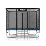Trampolina ogrodowa prostokątna 10x7ft/305x213cm z siatką zewnętrzną i drabinką Neo-Sport
