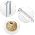 Tunel ogrodowy 2 x 3,5 m (7m2) biały Plonos