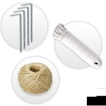 Tunel ogrodowy 2 x 3 m (6m2) biały Plonos