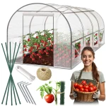 Tunel ogrodowy 2 x 4,5 m (9 m2) biały Plonos