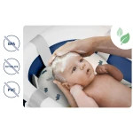 Wanienka składana dla dzieci, niemowląt z wkładką Ricokids RK-286 biało-niebieska