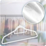 Welurowe wieszaki na ubrania 20szt MS-859 Massido