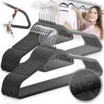 Welurowe wieszaki na ubrania 20szt MS-859 Massido