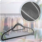 Welurowe wieszaki na ubrania 20szt MS-859 Massido