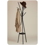 Wieszak na ubrania metalowy z półką stojący Massido MS-869