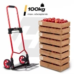 Wózek transportowy składany taczkowy młynarka magazynowy 100kg Humberg HM-517