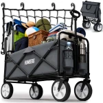 Wózek transportowy, składany z siatką 80L Humberg HM-511