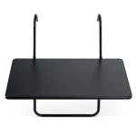 Wytrzymały stolik balkonowy 60x43cm składany Sofotel SO-982 czarny