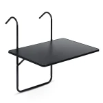Wytrzymały stolik balkonowy 60x43cm składany Sofotel SO-982 czarny