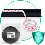 Zabezpieczająca taśma piankowa Ricokids 798701 czarna 2 m 