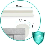 Zabezpieczająca taśma piankowa Ricokids 798710 biała 6 m 