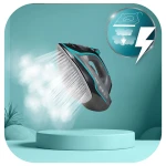 Żelazko parowe 2600W Berdsen BD-331 ceramiczna powłoka praca w pionie