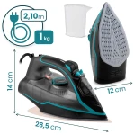 Żelazko parowe 2600W Berdsen BD-331 ceramiczna powłoka praca w pionie