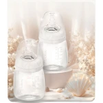 Zestaw butelek PP do mleka 2 szt. Nukido