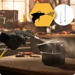 Zestaw narzędzi pneumatycznych 18 elementów do kompresora sprężarki Humberbg HM-256